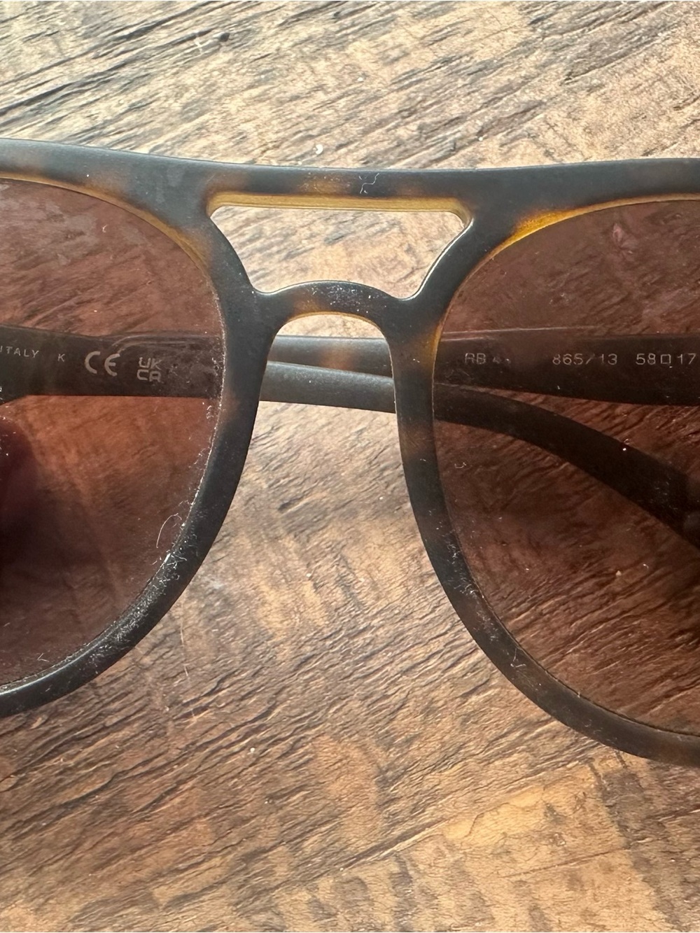 Ray-Ban Tortoise Frame Brown Lens Sunglasses